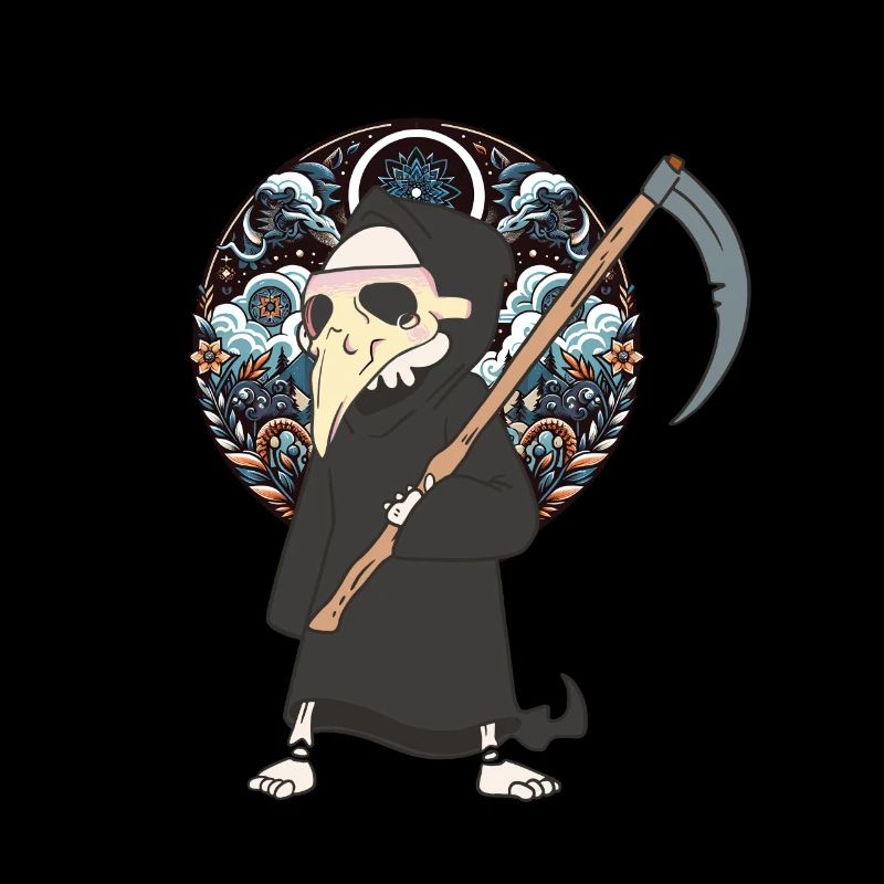 Medieval Grim Reaper Halloween Death