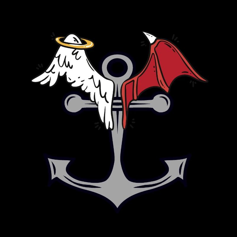 anchor seafaring heavenly devilish maritime