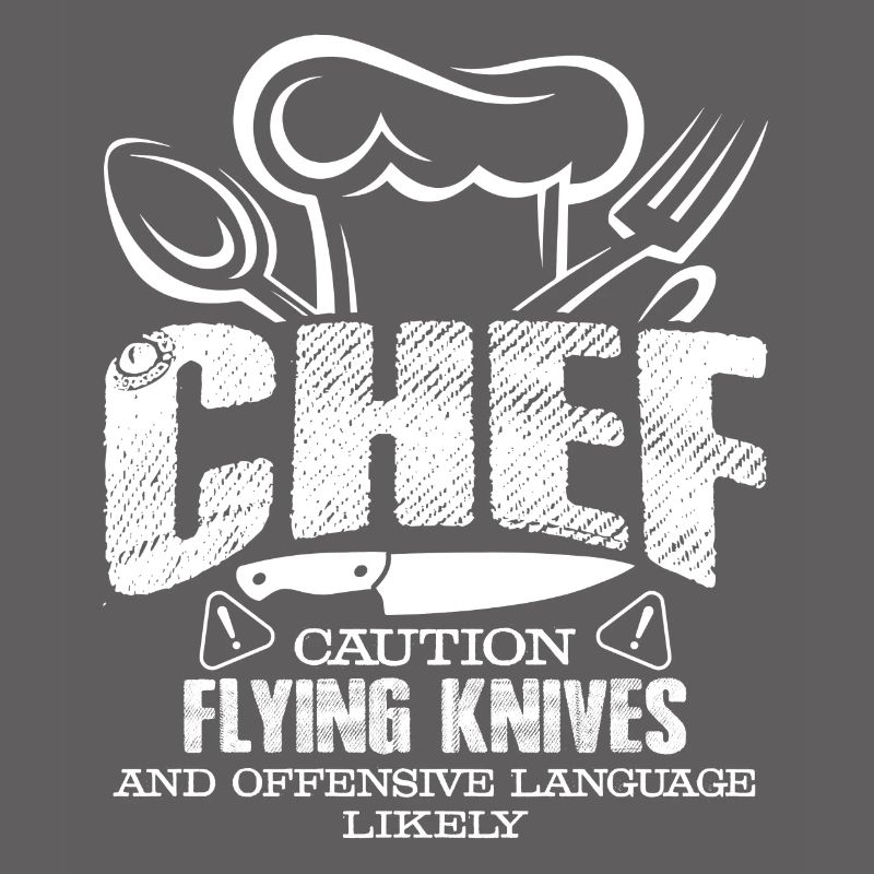 Chef Caution Flying Knives