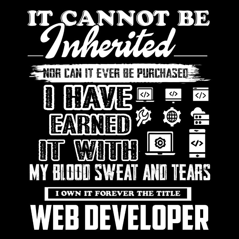 Web Developer Forever The Title Web Developer