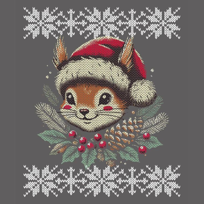 Christmas Squirrel Knitting Pattern