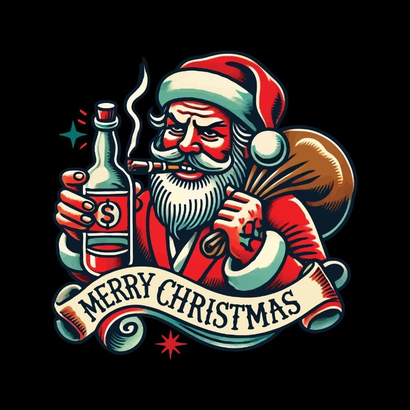Tatouage Style Noël Joyeux Noël Esthétique