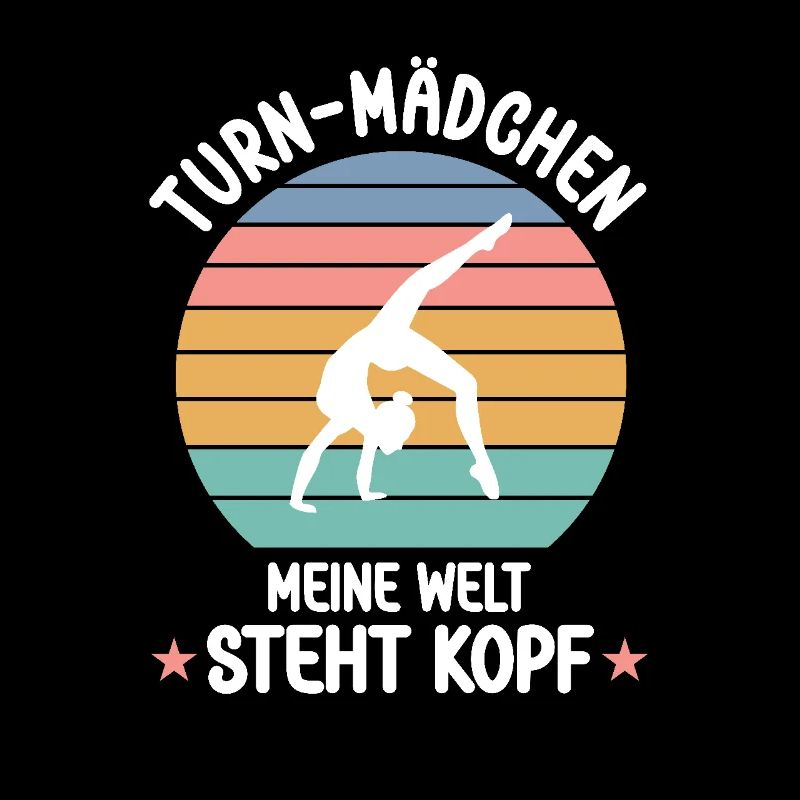 Turn Mädchen Turnerin Kunstturnerin Cheerleader