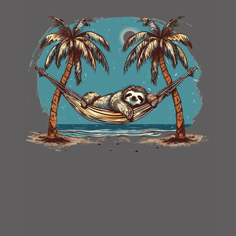 Sloth Hammock, Beach, Chill