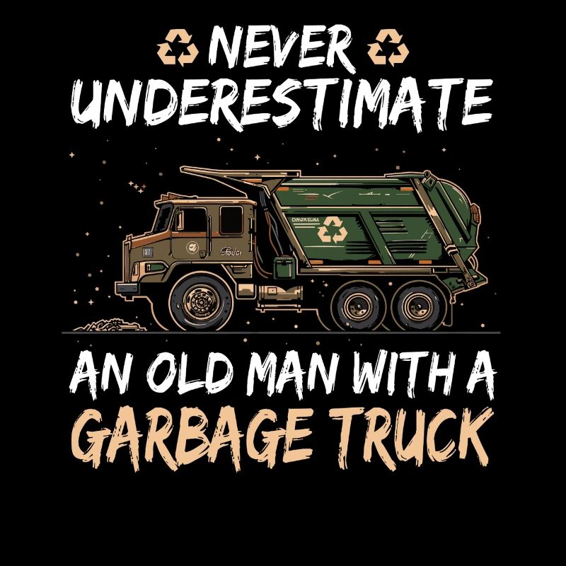 Garbage truck driver for sanitation workers