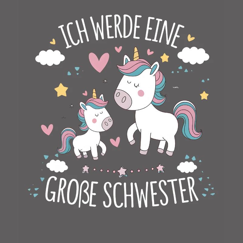 Ich werde eine große Schwester Einhorn