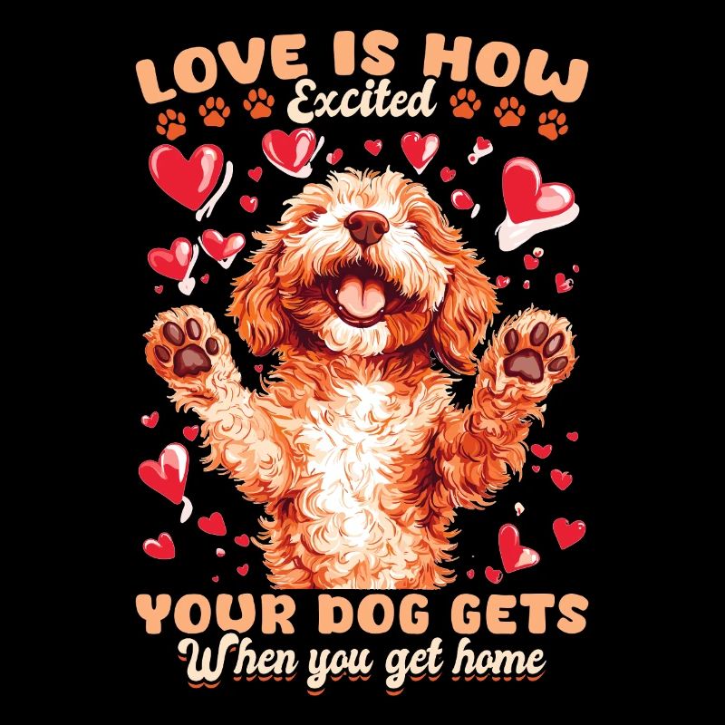 Propriétaire de chien Goldendoodle