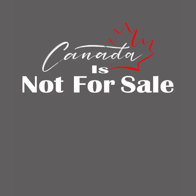 Le Canada n’est pas à vendre Maple Leaf Design