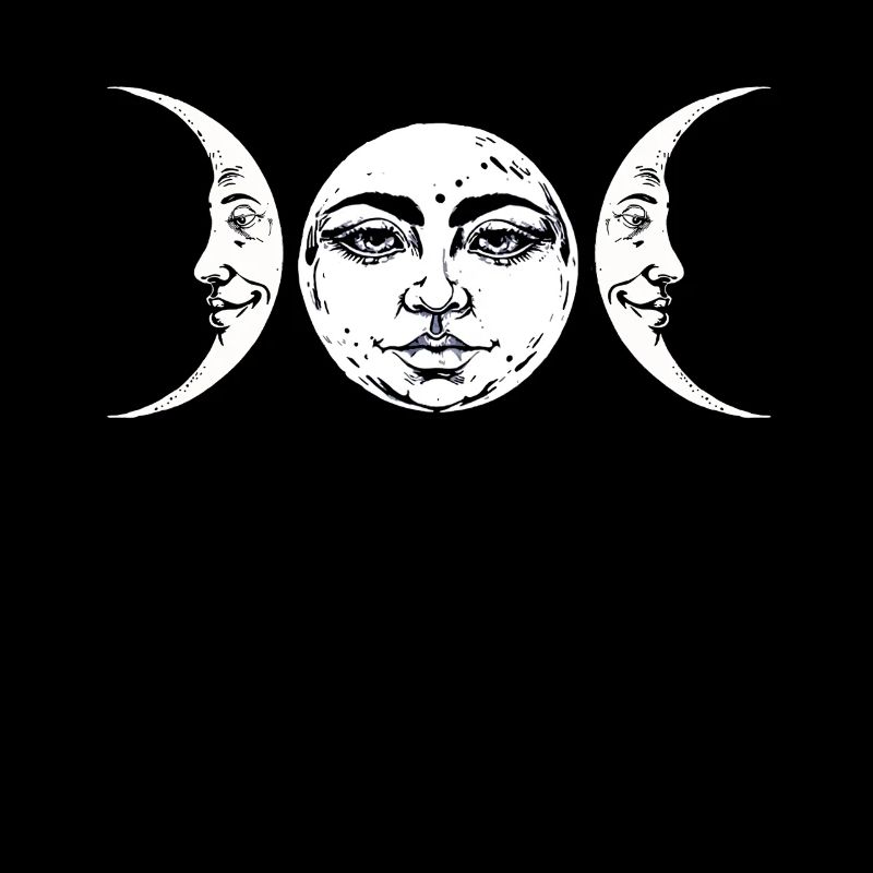 Ostara Phases de Lune Design Mystique
