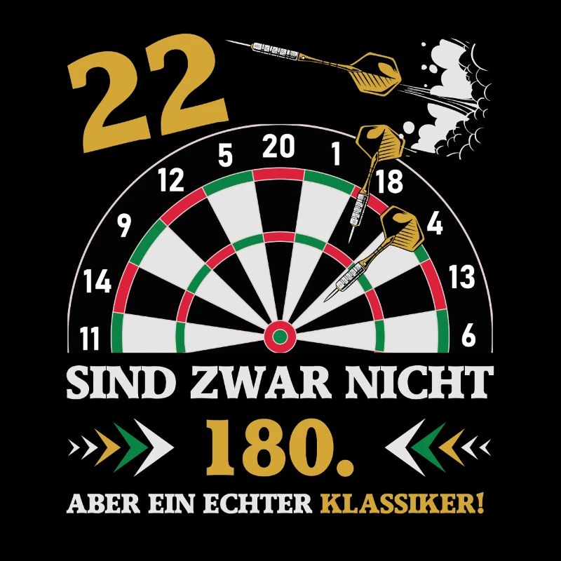 Les fléchettes 22 ne sont pas des fléchettes d’anniversaire de 180