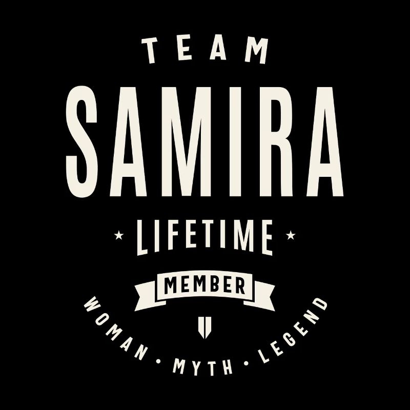 Team Samira Lebenslanges Mitglied Lustiger Name Samira
