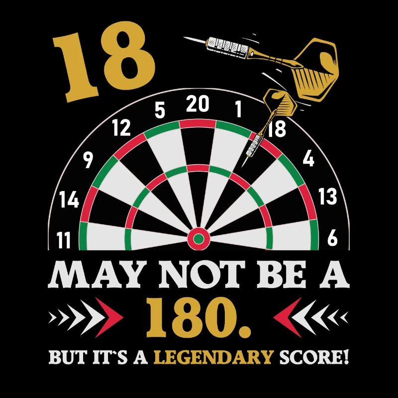 Pas 180 mais un classique : fléchettes pour le 18e anniversaire