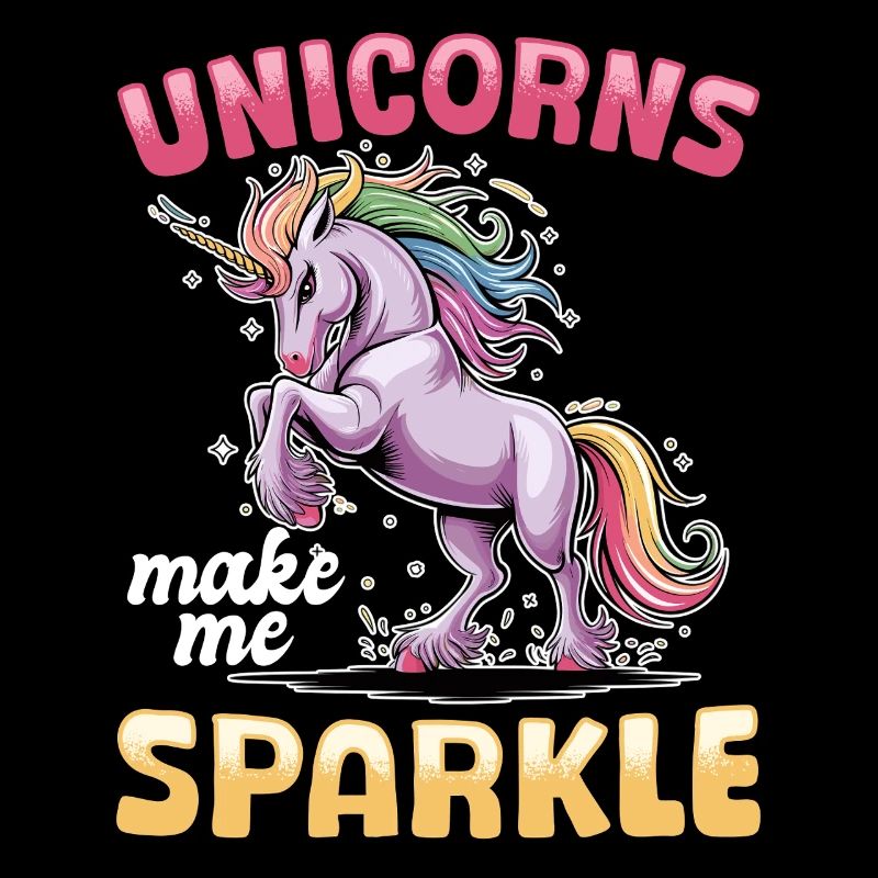 Cute Mid-Dab Unicorn Rainbows