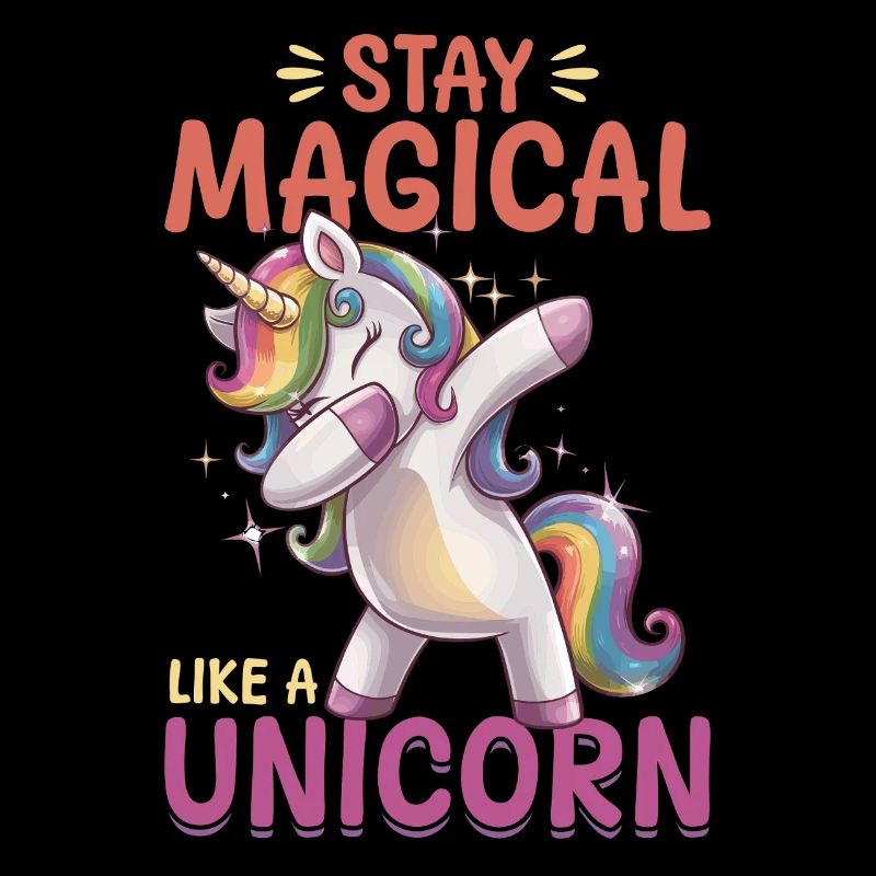 Cute Dabbing Unicorn Rainbows