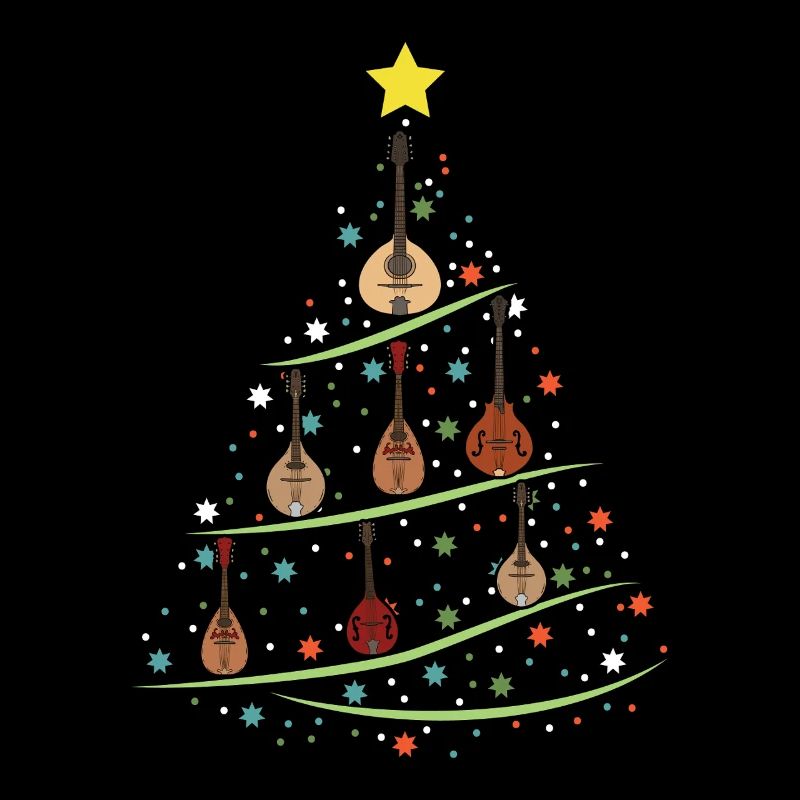 Mandoline Weihnachtsbaum