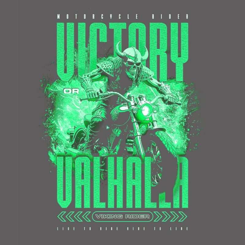 Motorrad Nordische Wikinger Sieg Oder Walhalla