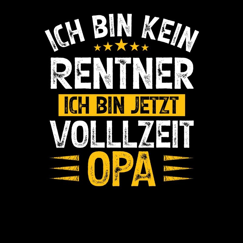 Rentner Geschenk stolzer Opa