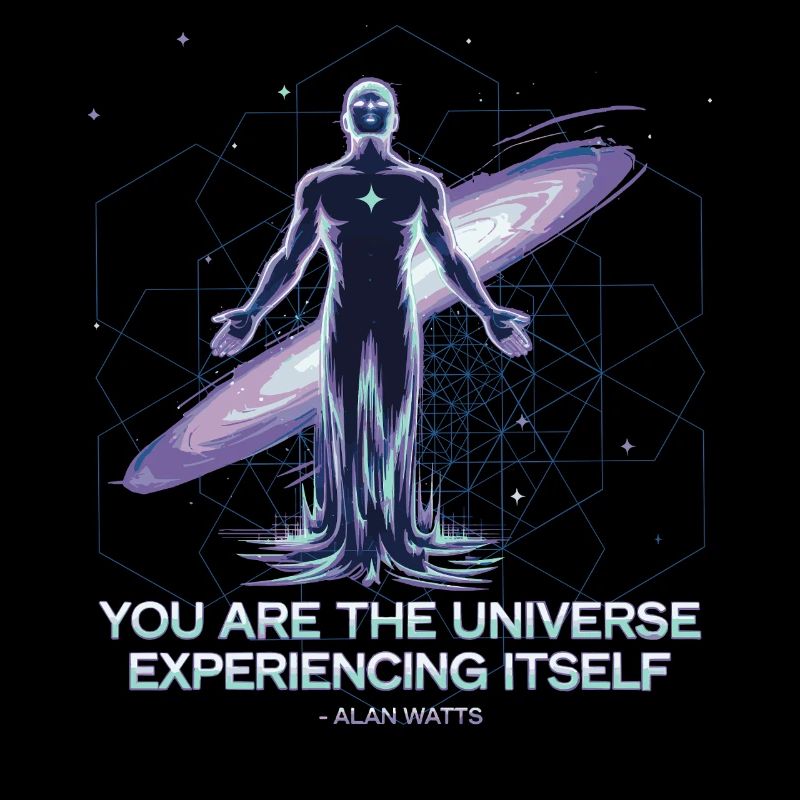 Galaktisches Selbst | Alan Watts Kosmisches Zitat