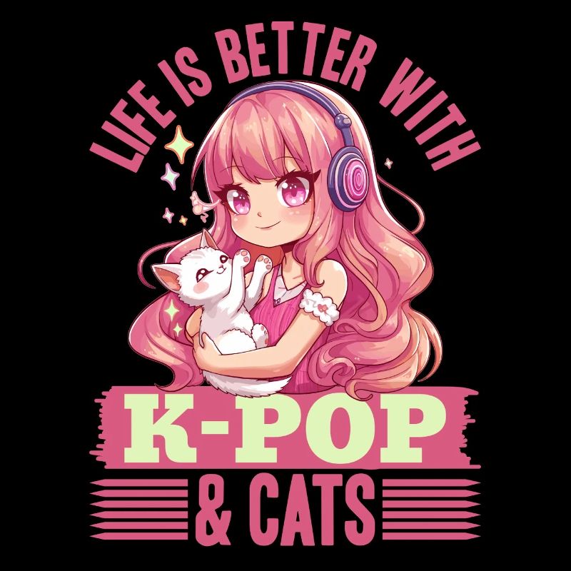 Anime K Pop & Chats Kawaii