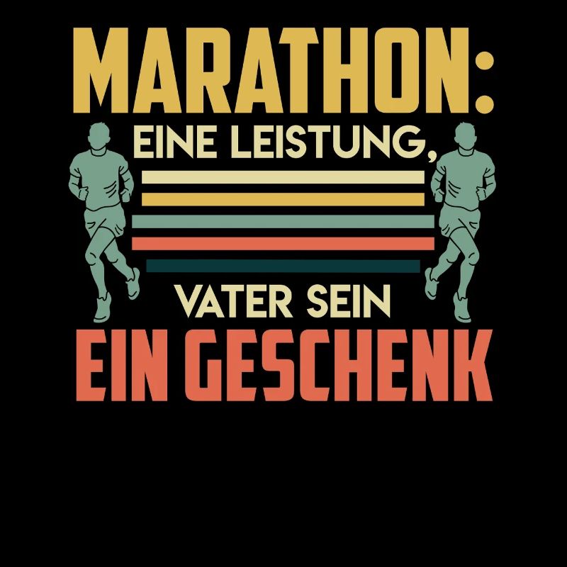 Papa MARATHON DIE LEISTUNG VATER SEIN GESCHENK