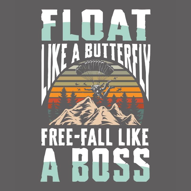 Float like a butterfly, free fall like