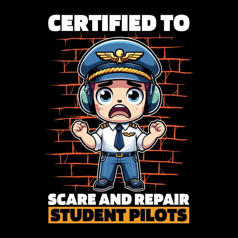 Flight Instructor Certified To Scare Pilot School