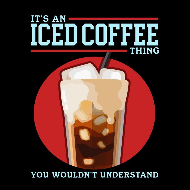 Eiskaffee Iced Coffee Kaffee Geschenk