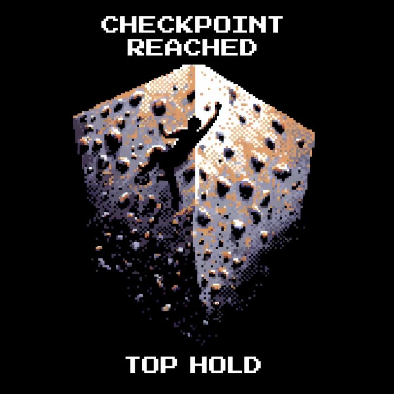 Checkpoint: Top | Bouldern Pixel Art