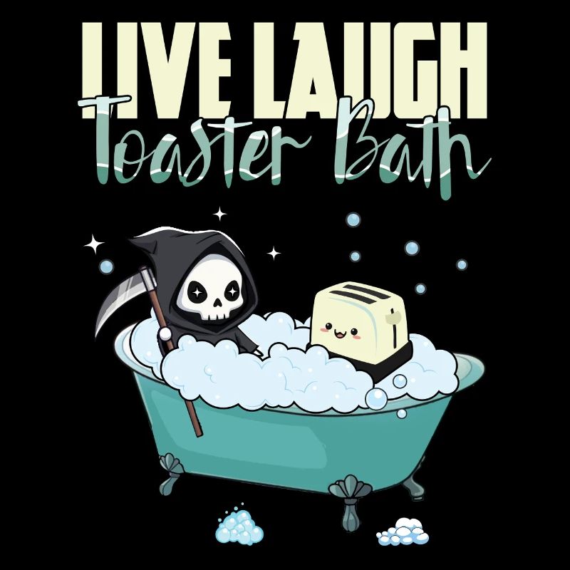 Live Lachen Toaster Bad Meme Lustig Sensenmann
