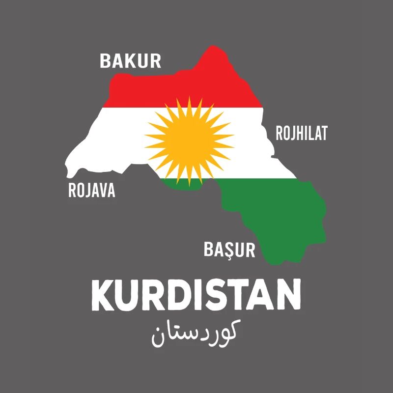 Kurdistan Flag Bakur Bashur Rojava Rojhlt Newroz