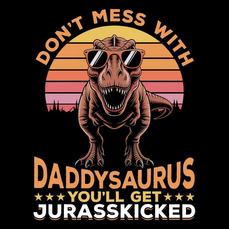 Dinosaur T-Rex Don't Mess With Daddysaurus