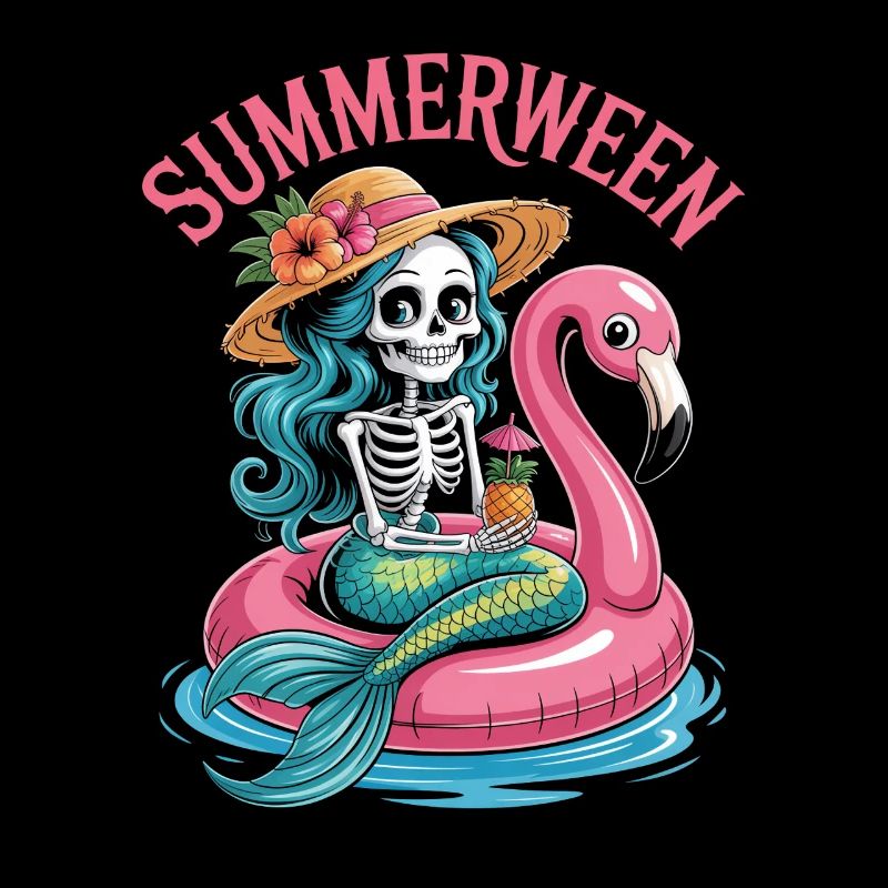 Summerween Halloween Mermaid