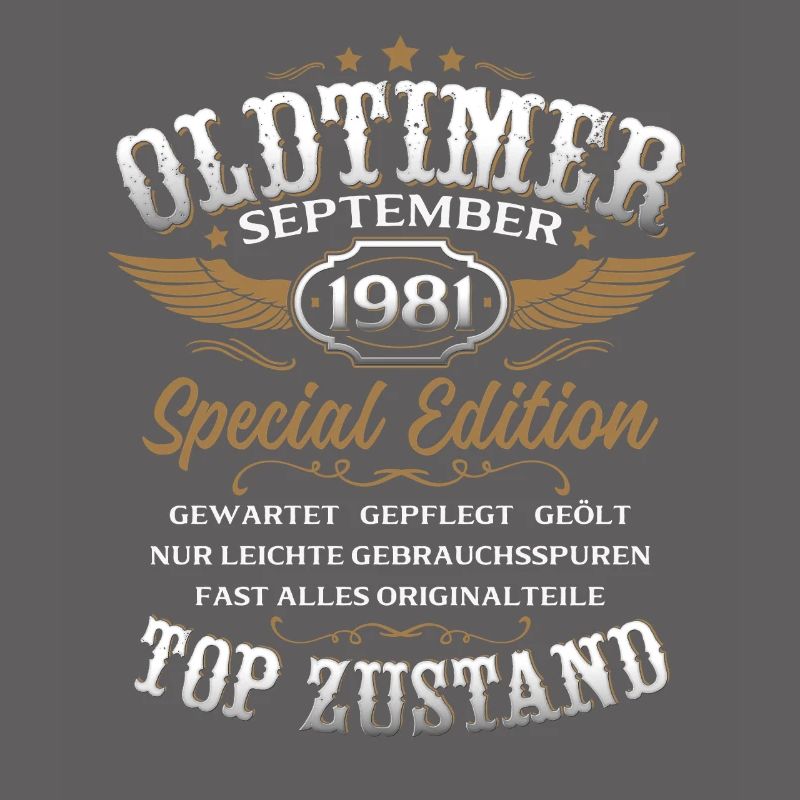 44. Geburtstag Geschenk Oldtimer September 1981