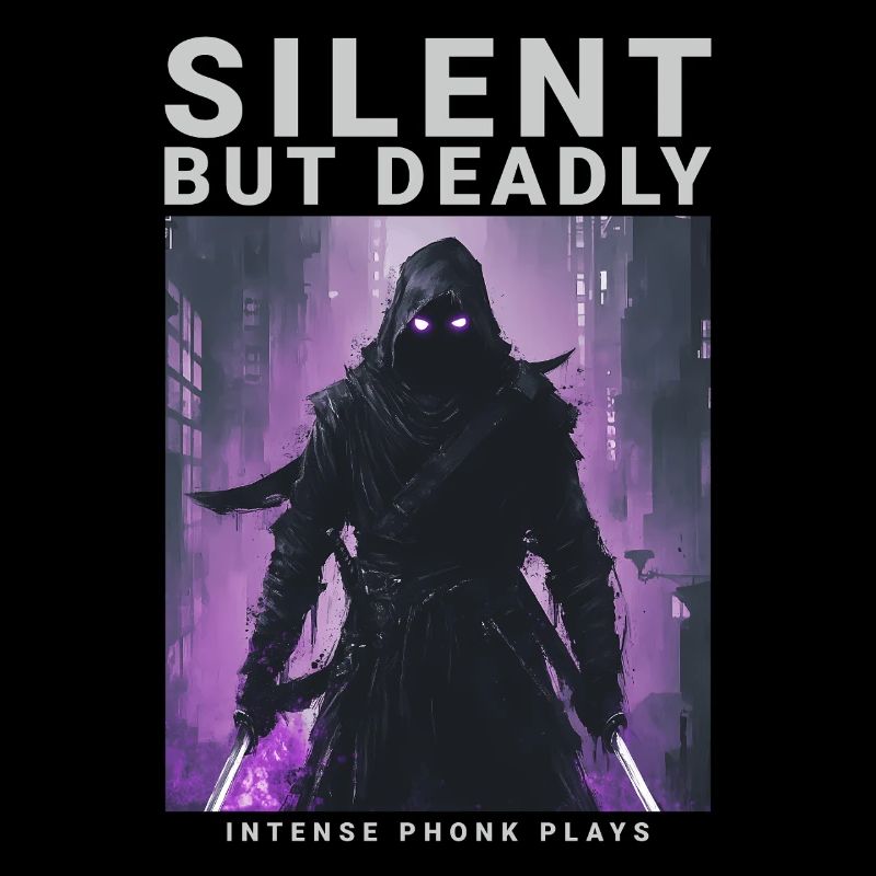 Silent But Deadly Anime Gamer Phonk Geschenk