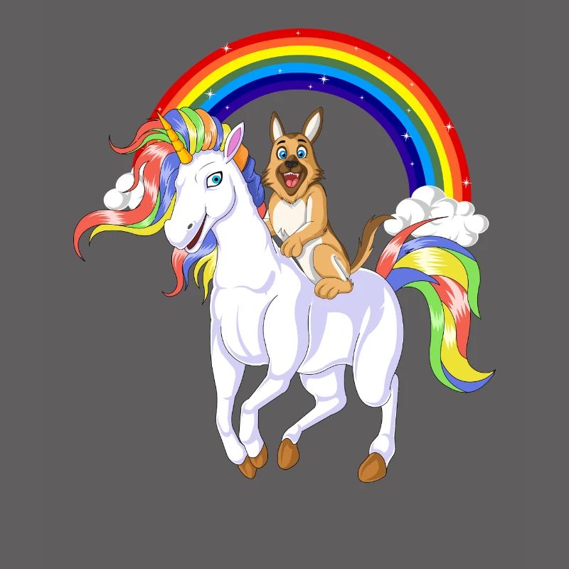 Deutscher Schäferhund Einhorn