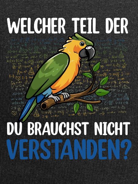 Farbenfroher Papagei Verstehen?