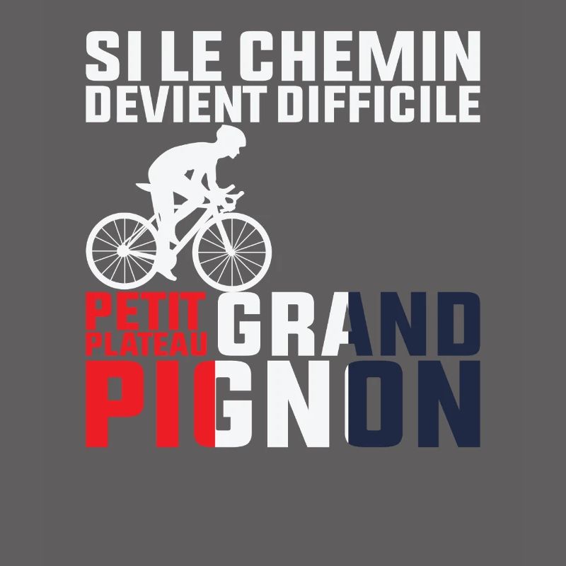 Si Le Chemin Devient Difficile - Cycliste Cadeau