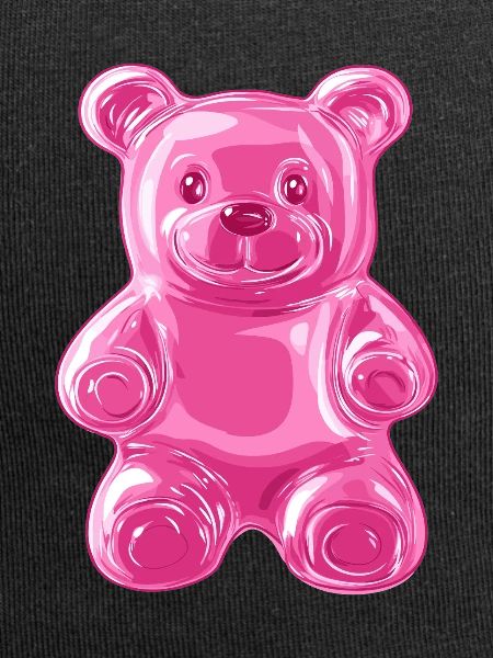 Pink Glitzer Bär