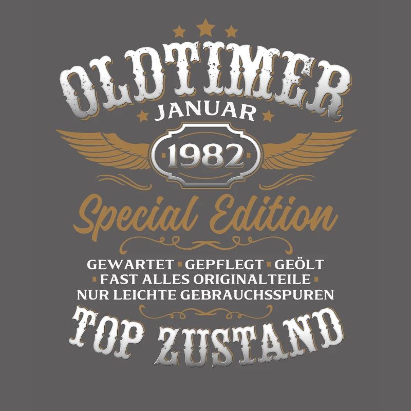 44. Geburtstag Geschenk Oldtimer Januar 1982