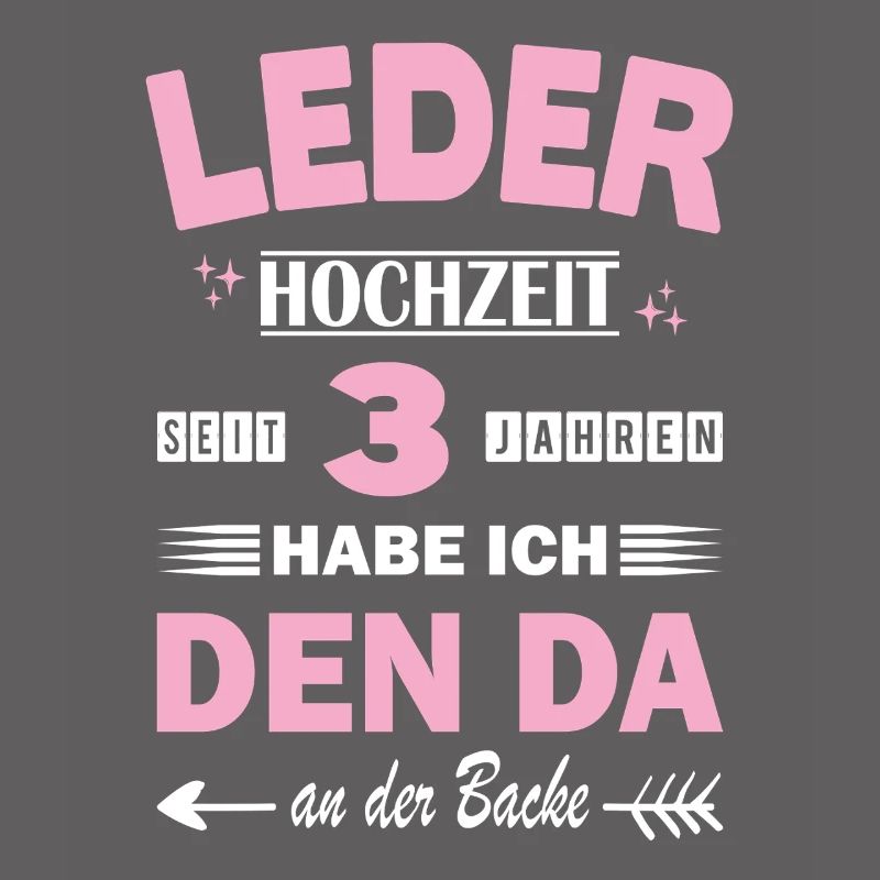 3. Hochzeitstag Ehefrau Jahrestag Ehe Geschenk