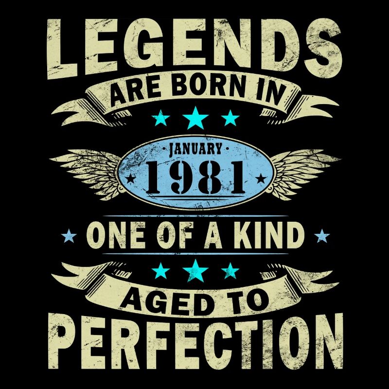 Janvier 1981 anniversaire janvier 1981 Janvier
