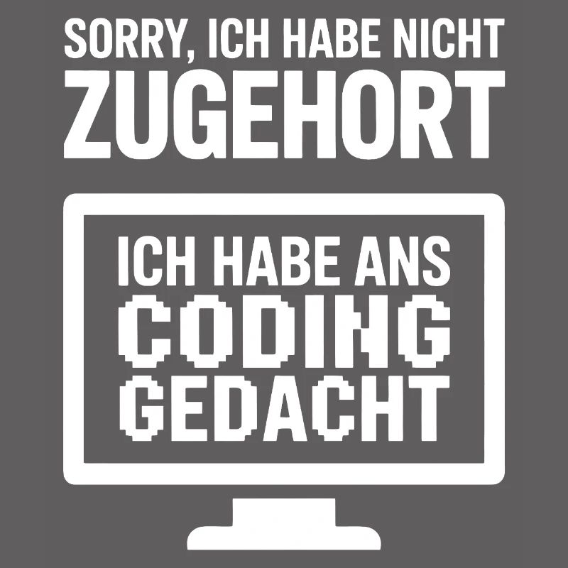 Coding Gedanke Spruch