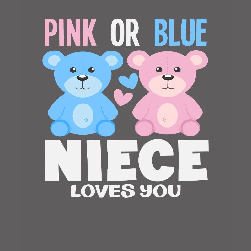 Pink Oder Blau Nichte Liebt Dich