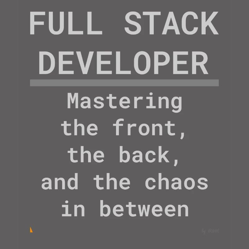 Full Stack Develo: Front, Back und Chaos
