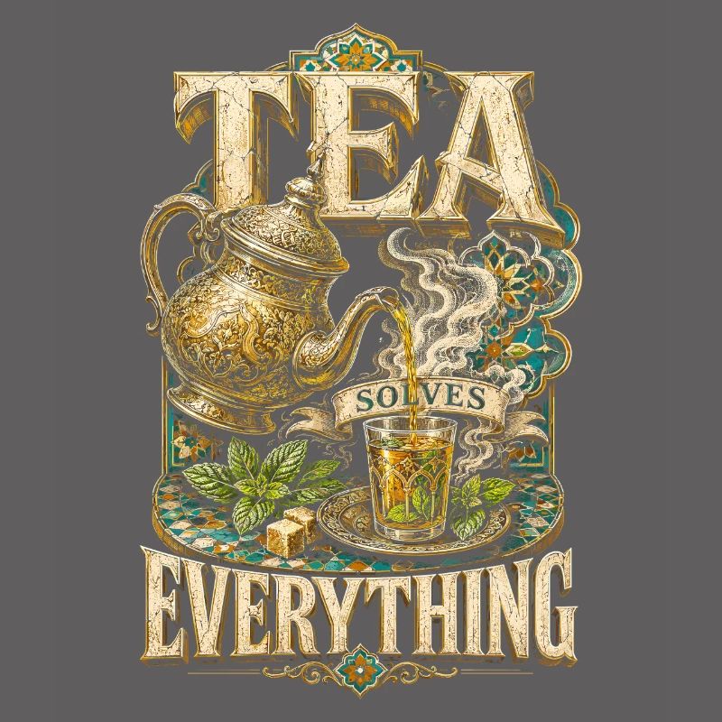 Moroccan Morocco Tea Solves Everything