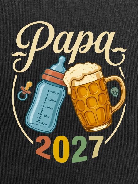 Papa 2027 – Retro-Bier-und-Flaschen-Geschenk