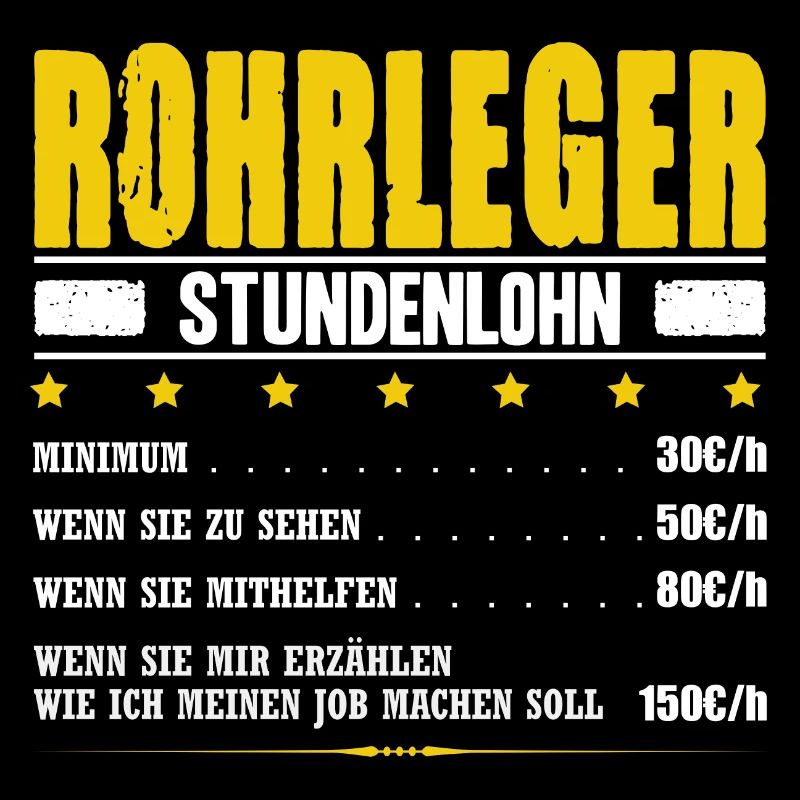 Rohrleger Stundenlohn Blechner Spengler Klempner