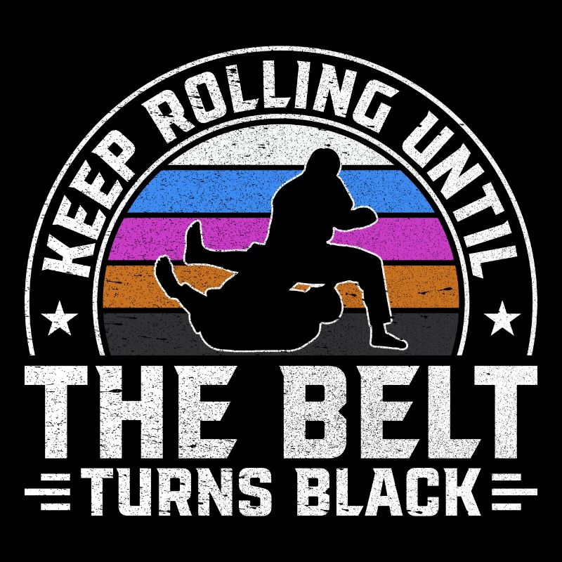 Keep rolling until the belt turns black