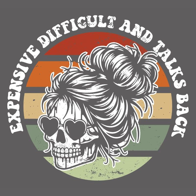 Skeleton Messy Bun Expensive Difficult And Talks