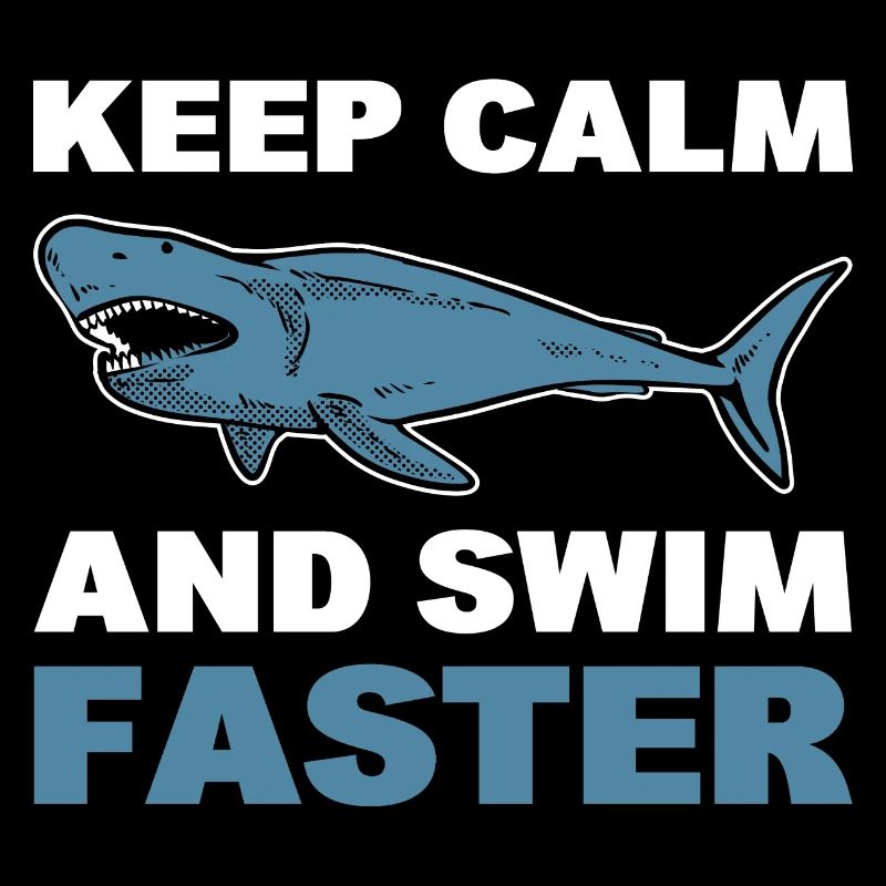 Keep Calm And Swim Faster Float